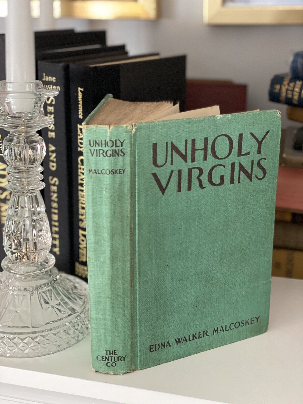 RARE 1st Ed. HB Book UNHOLY VIRGINS by Malcoskey 1929 Debutante 1st Print SCARCE