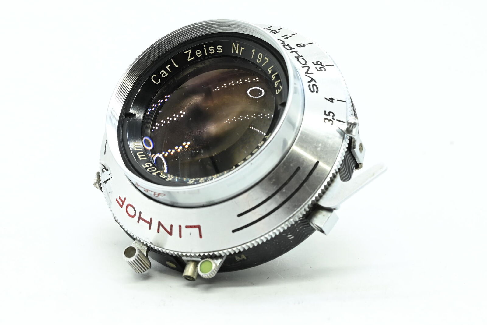 Linhof Carl Zeiss 105mm f3.5 Tessar w/Shutter Lens #443