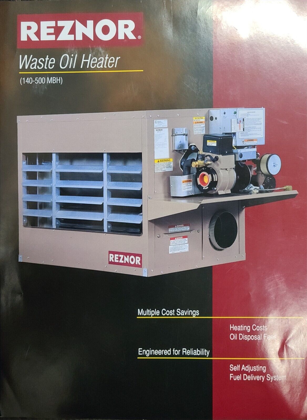 Reznor RA350 Waste Oil Heater