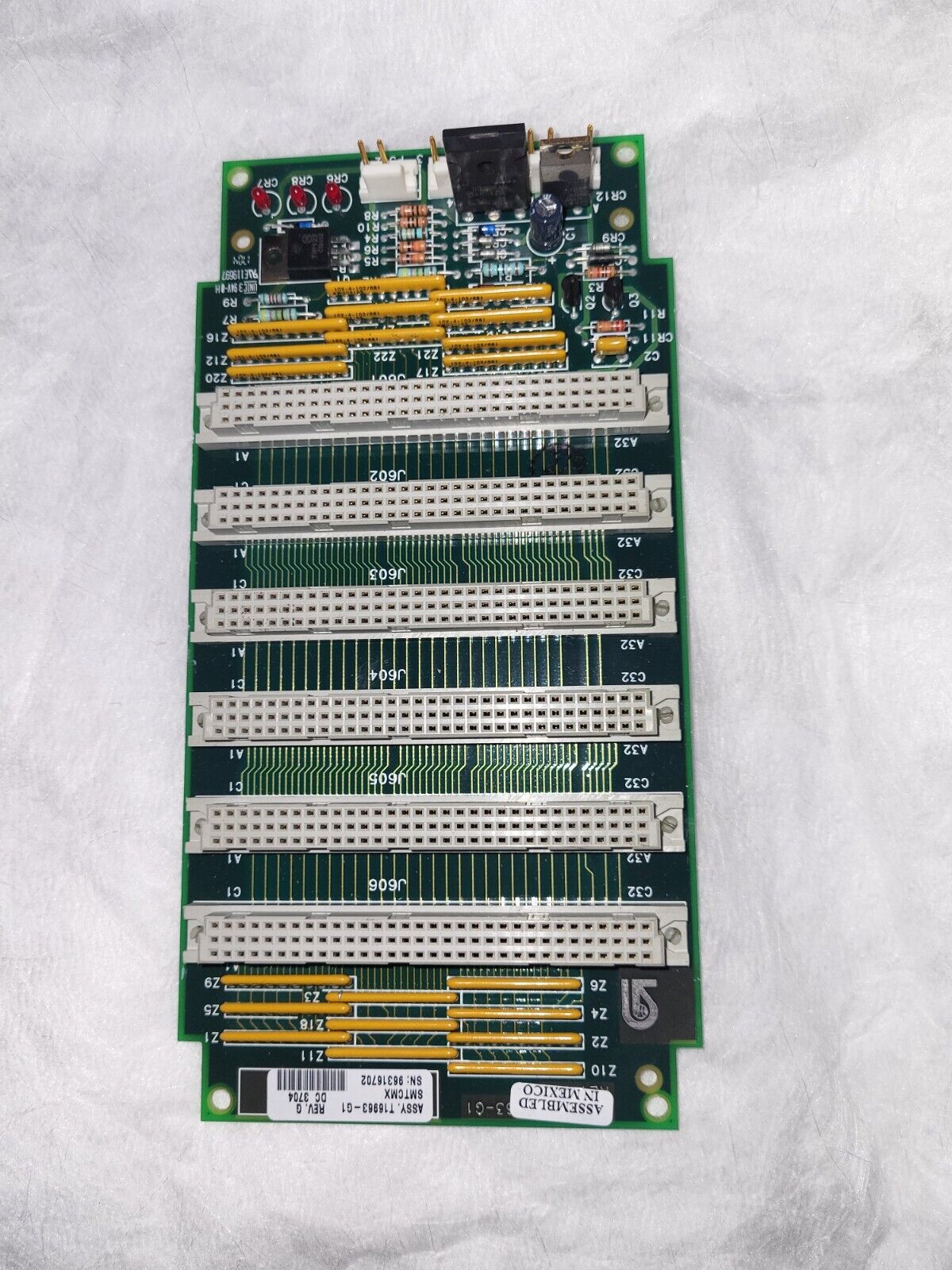Veeder-Root/Gilbarco TS-1000 / PAM 1000 T16963-G1R Back Plane Board Controller