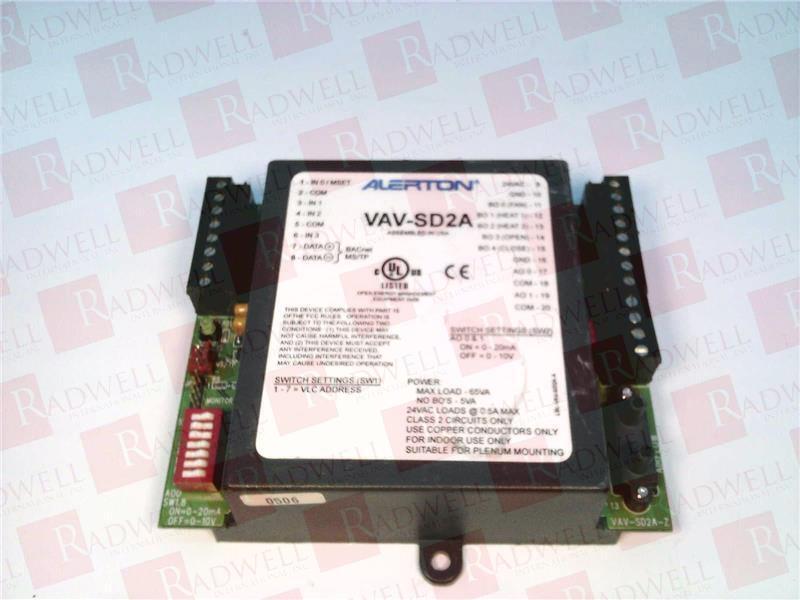 ALERTON VAV-SD-2A / VAVSD2A (USED TESTED CLEANED)