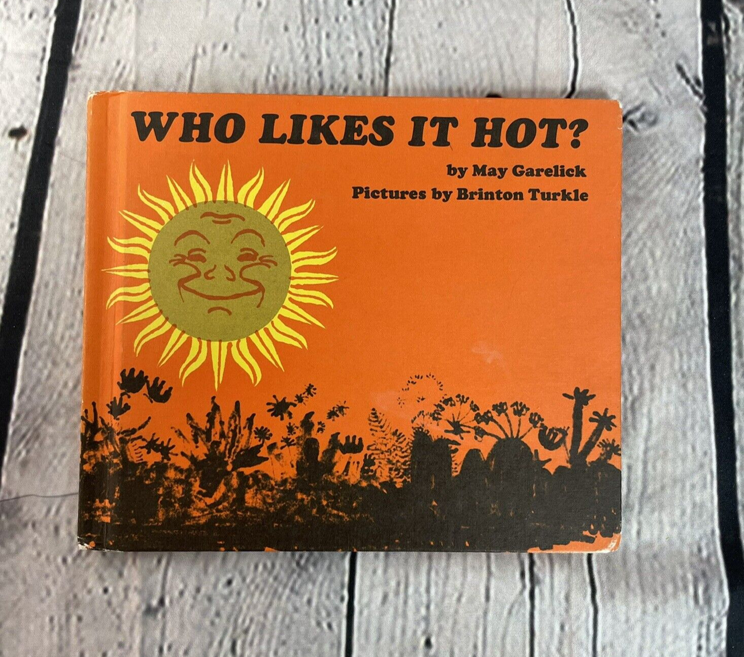 Vintage 1972 Who Likes It Hot Childrens Book Hardcover 