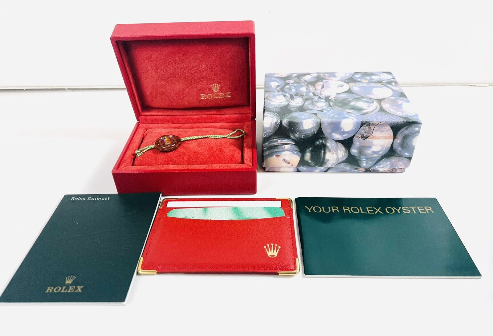 Vintage Rolex Genuine Watch Case Box Complete Mint Condition