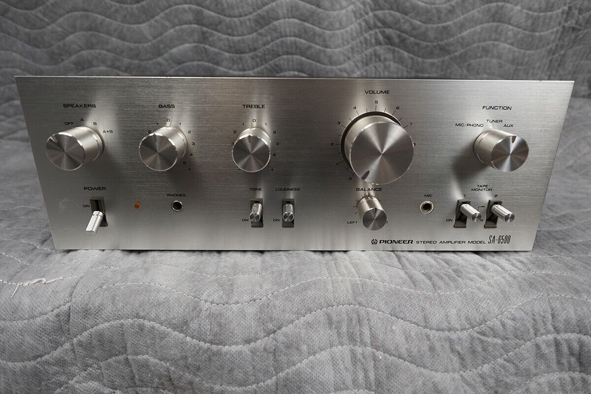 Vintage Pioneer SA-6500 Stereo Integrated Amplifier (1976-78) -WORKING-