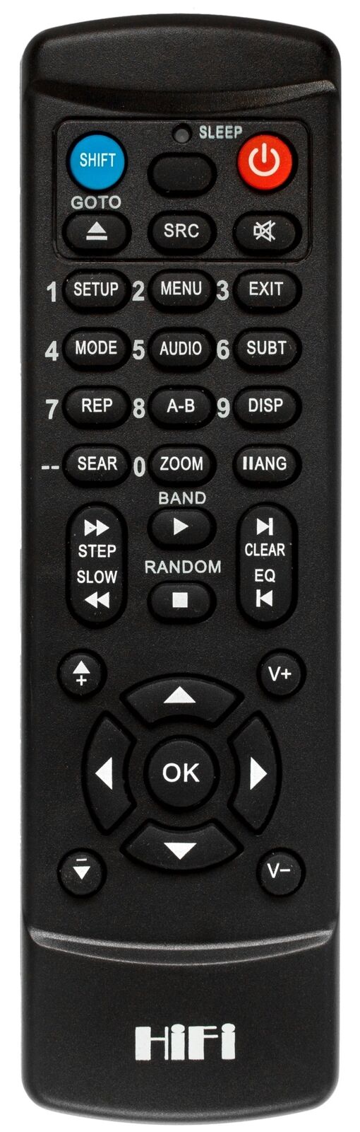 Replacement remote for ROTEL RR-T92 RT-1080