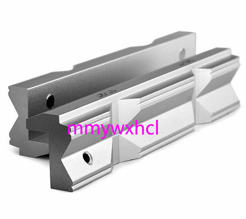 CNC Milling Part Steel Vise Hard Jaw Fixture V-Type Jaw Aluminum Alloy 4\