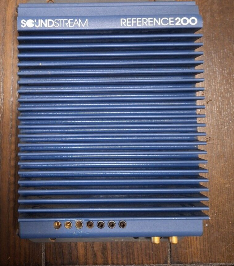 Soundstream Reference 200 Car Audio Amplifier Collectible Old School