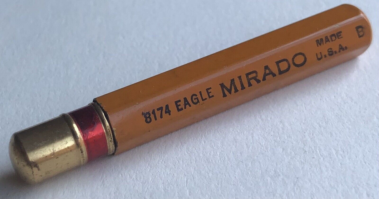 Vintage EAGLE Mirado Mechanical Pencil Lead B 1.18mm 24pk Metal Tube USA