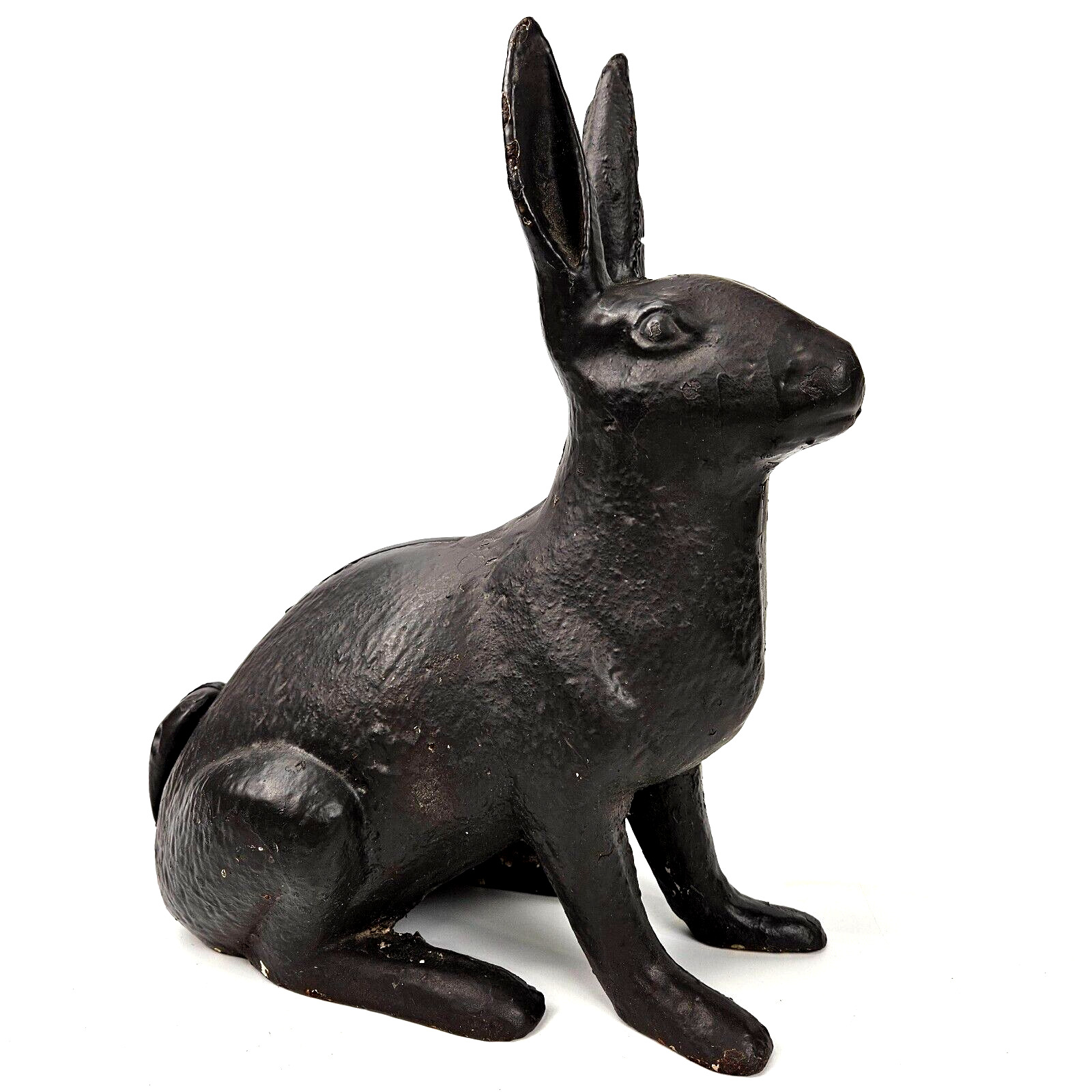 Antique Hubley Cast Iron Rabbit Figurine Doorstop Garden Statue PA