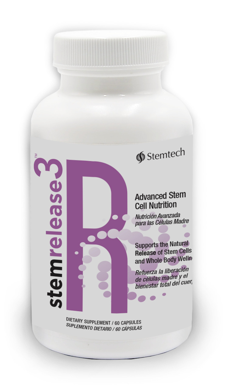 New Authentic StemRelease3 StemTech 60 Capsules Stem Cell Nutrition Exp 08/25
