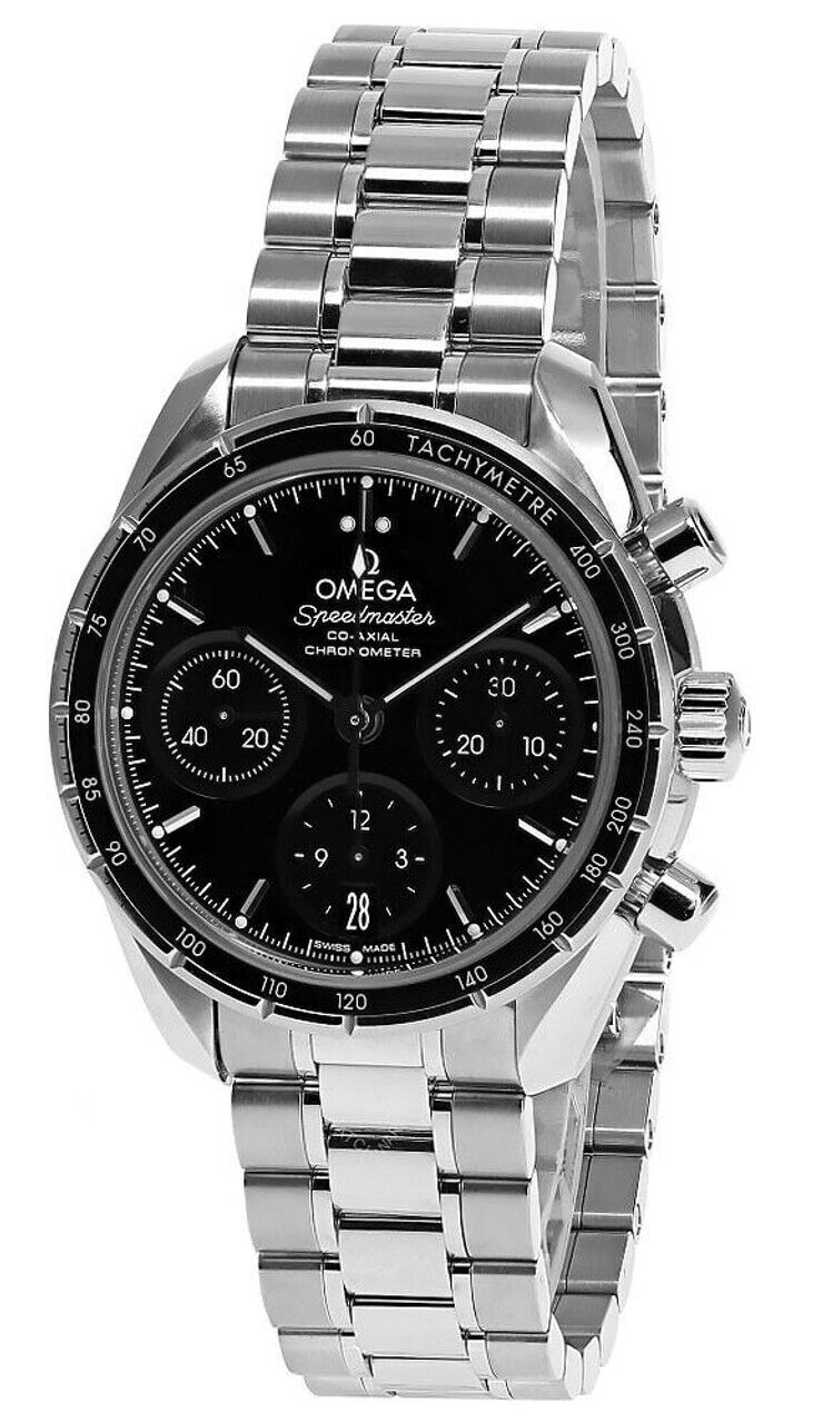 OMEGA Speedmaster CHRONO AUTO 38MM Black Dial Watch 324.30.38.50.01.001