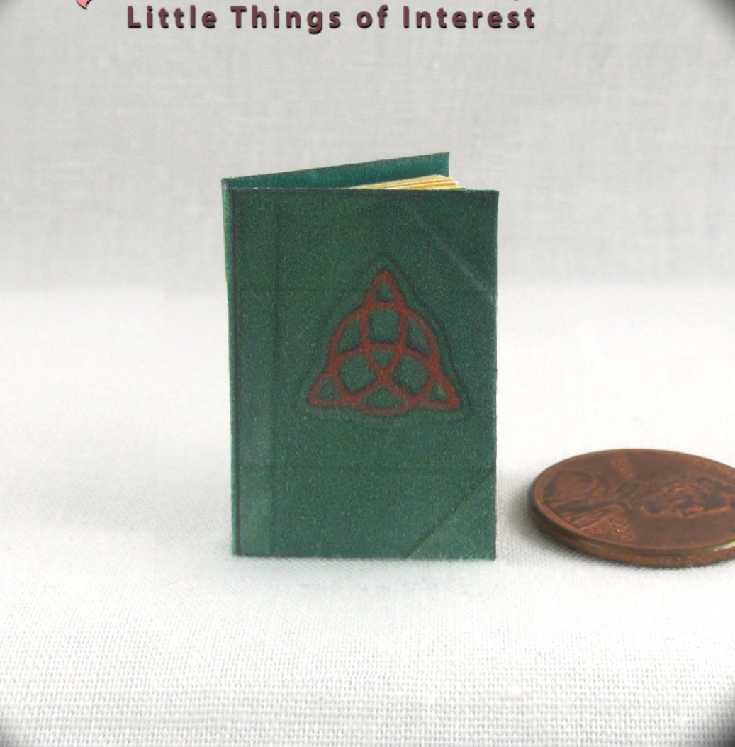CHARMED BOOK OF SHADOWS 1:12 Scale Miniature Illustrated Magic Spell Book