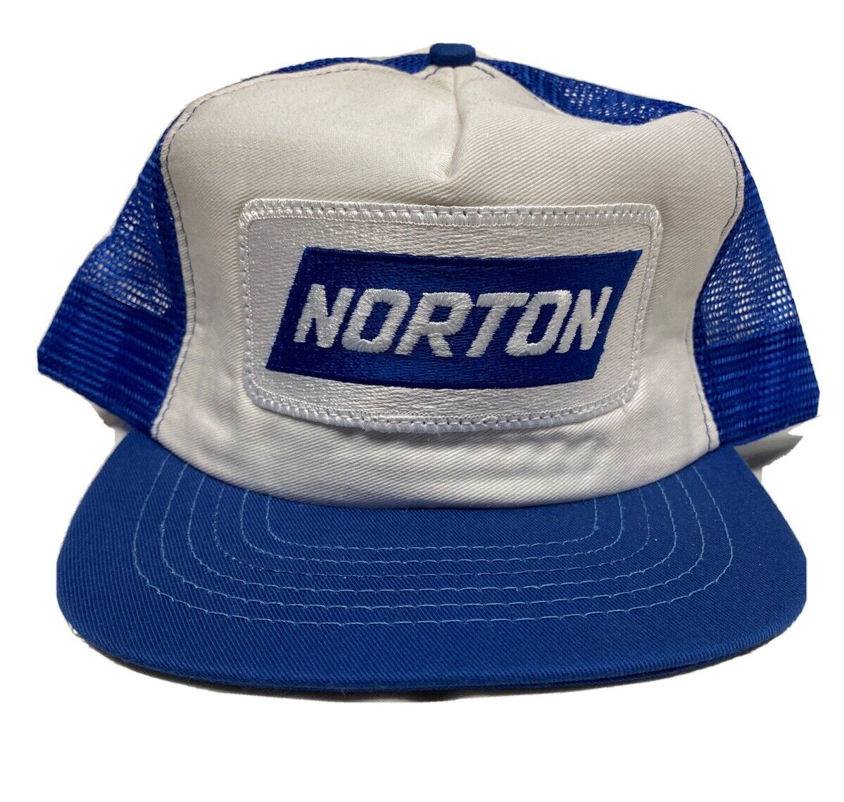 Vintage 80s Norton Norscot Foam Mesh SnapBack Trucker Farmer Hat
