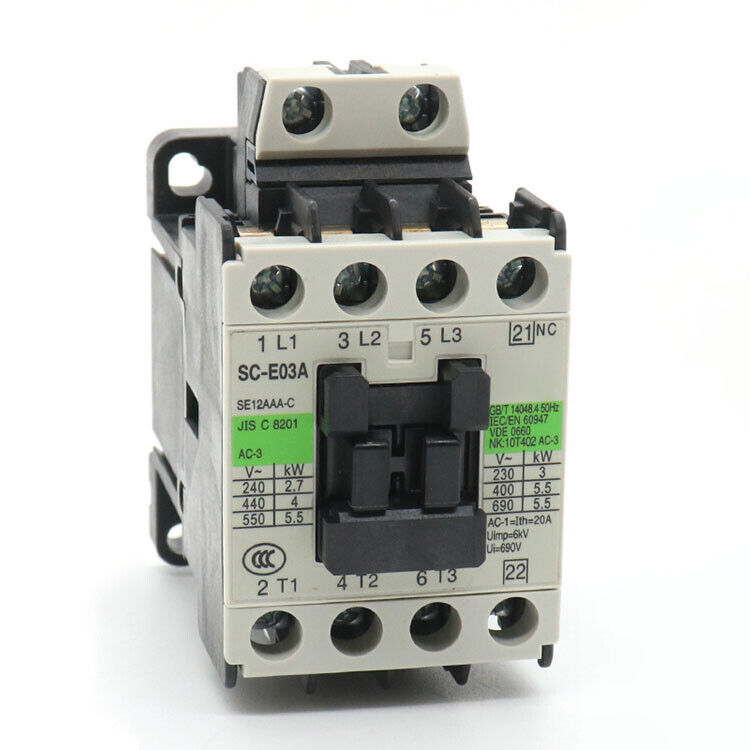 AC110V 220V 380V AC Contactor For Fuji SC-E03A