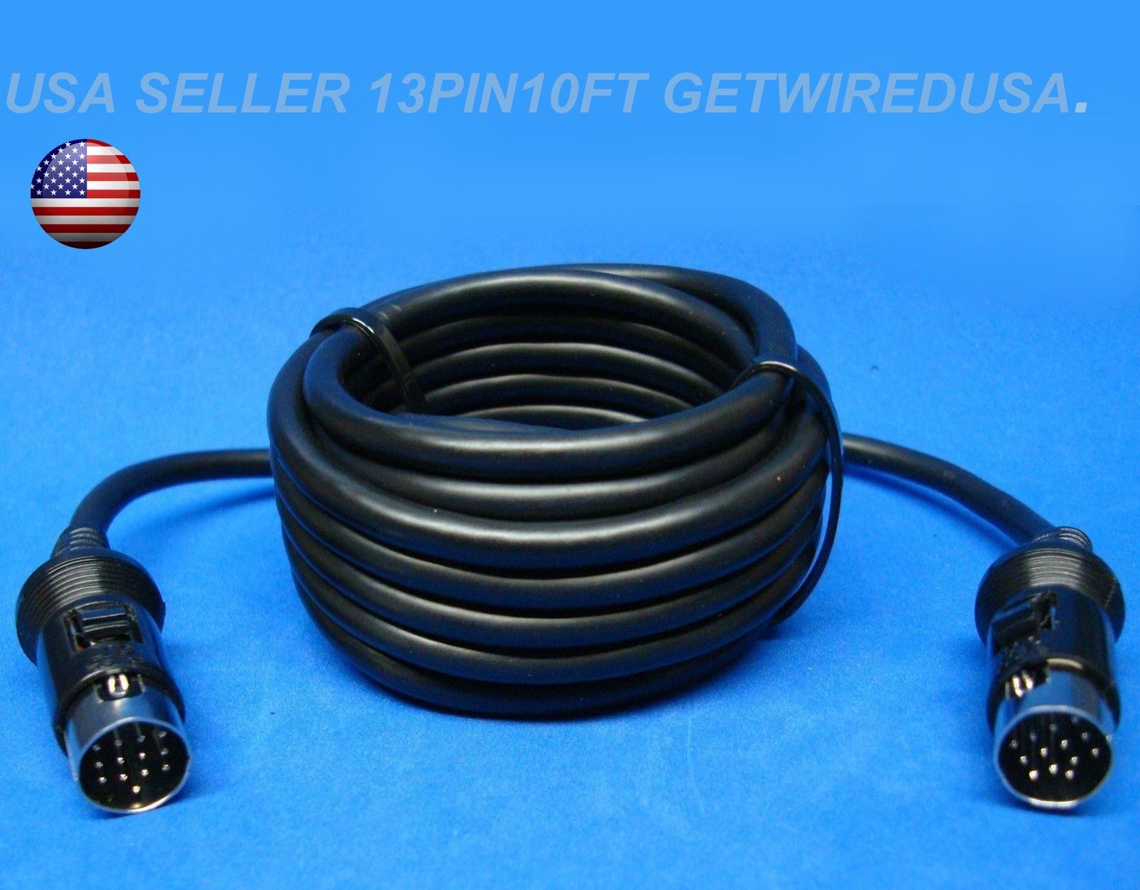 usa seller. LOCKING 13 PIN CABLE SYNTH ROLAND GKC-3 VG-8 GR VG GK 2A MOORE 10-FT