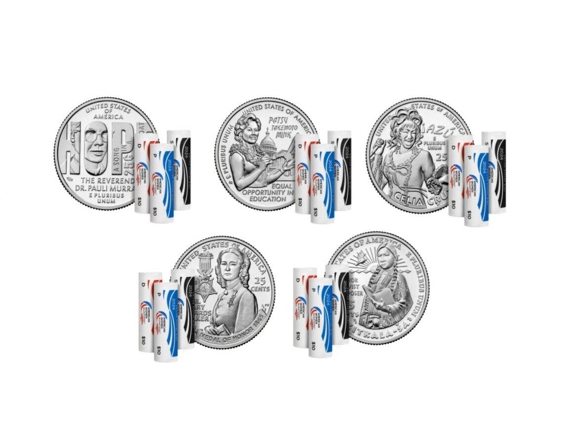 2024 PDS - Full Year - American Women Quarters - 15 Coin Set Presale