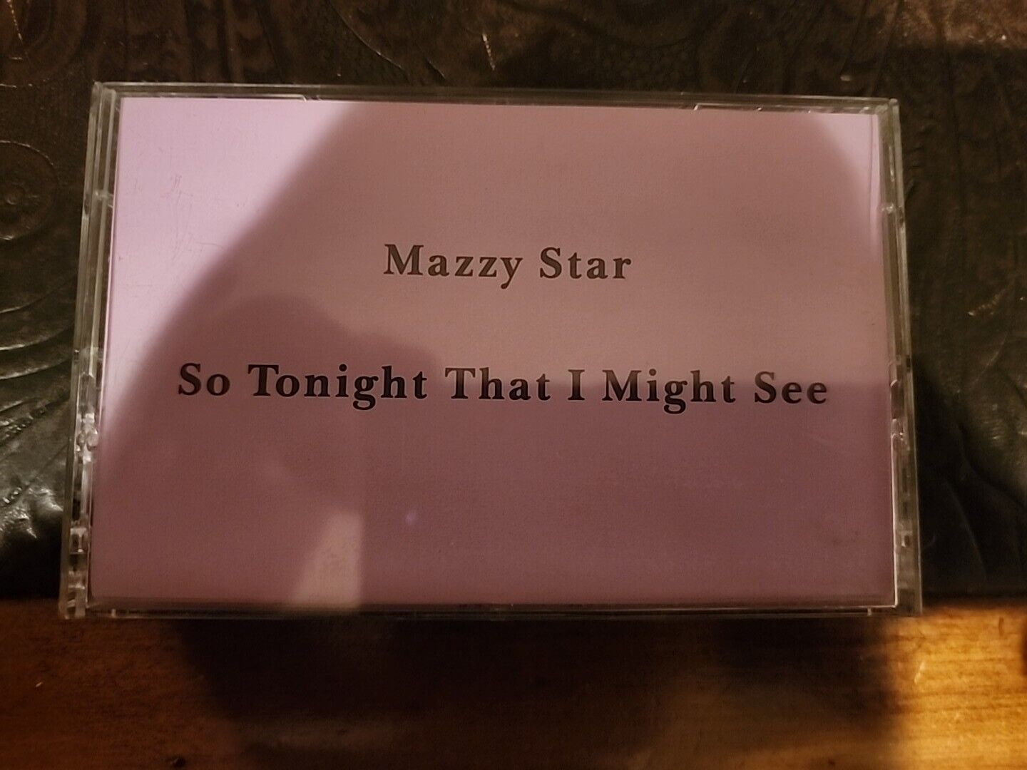 So Tonight That I Might See by Mazzy Star Cassette 1993 Capitol Rare Promo