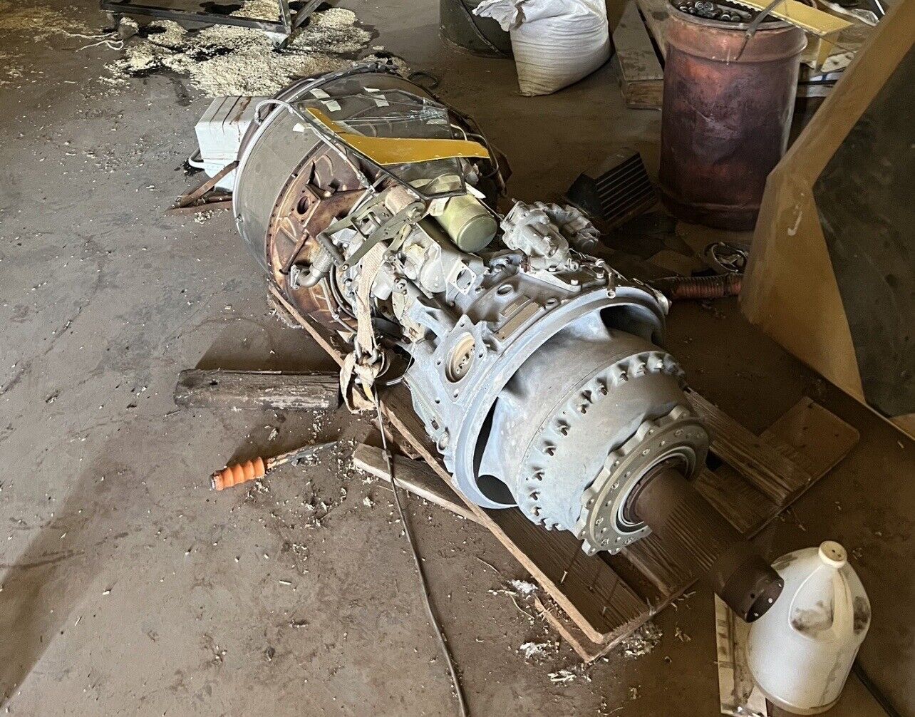 LYCOMING T-53 TURBINE, AS IS, With Brand New Reduction Gear Assembly. NO LOGS
