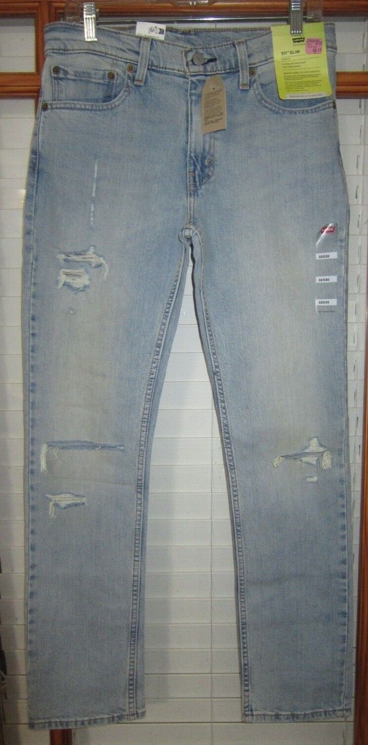 Levi's 511 Slim Jeans Men's Flex Eco Performance NEW