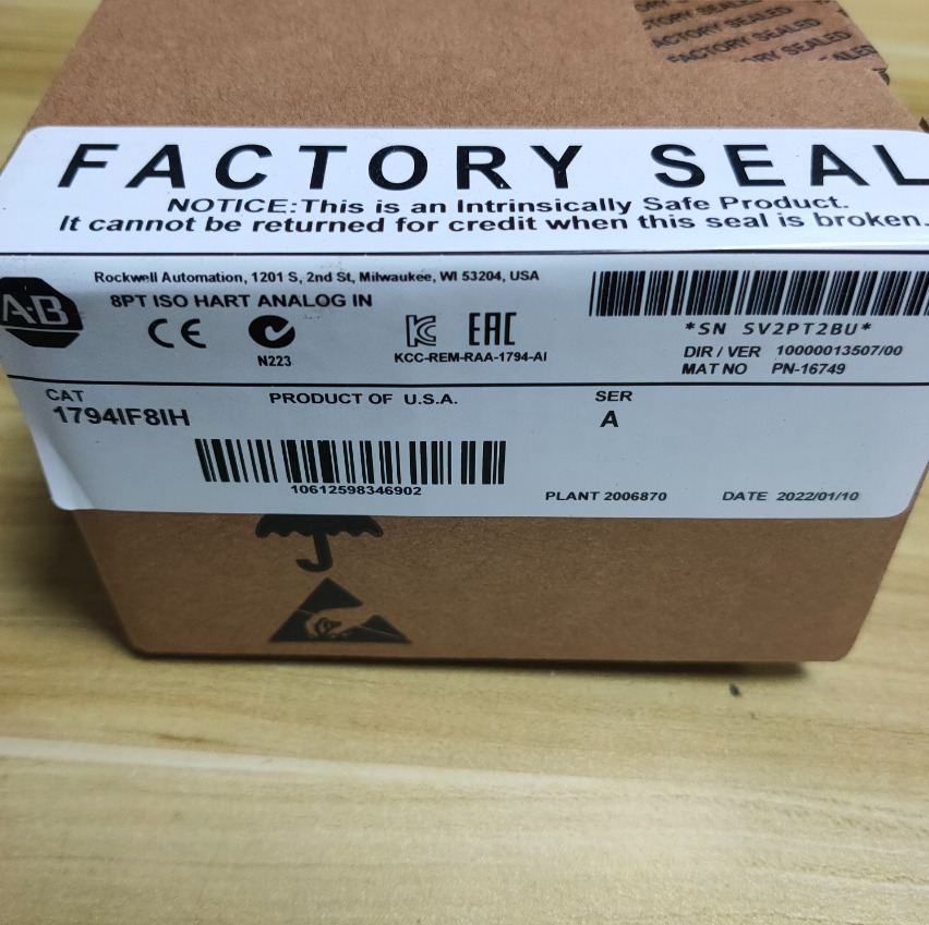 AB 1794-IF8IH New Factory Sealed PLC 1794-IF8IH Output Unit 1794IF8IH 