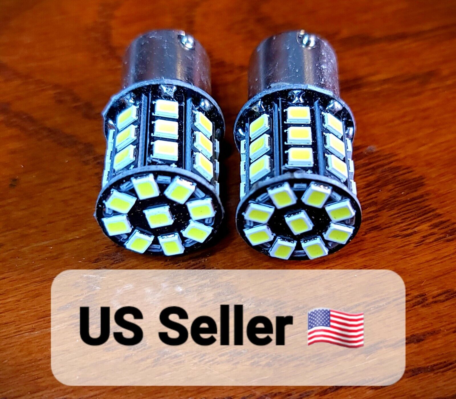 2 Super Bright LED light bulbs for Steiner 430; Farmall Jacobsen Chief Ford Case