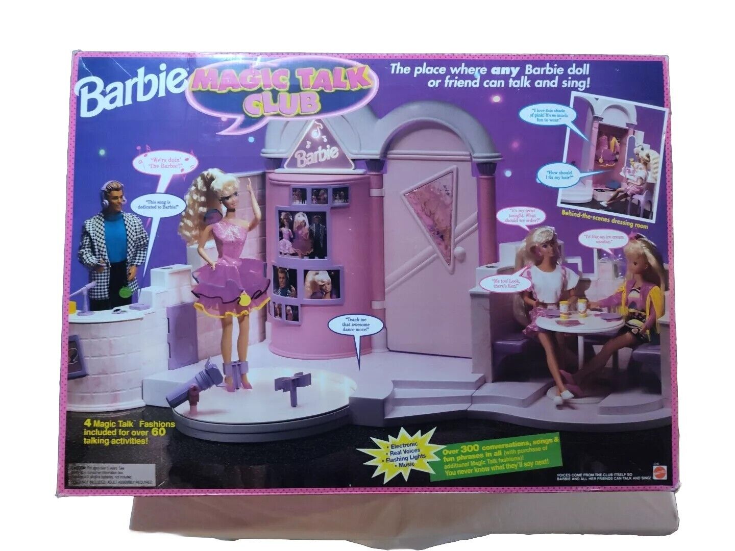 1992 Barbie Magic Talk Club Unopened 