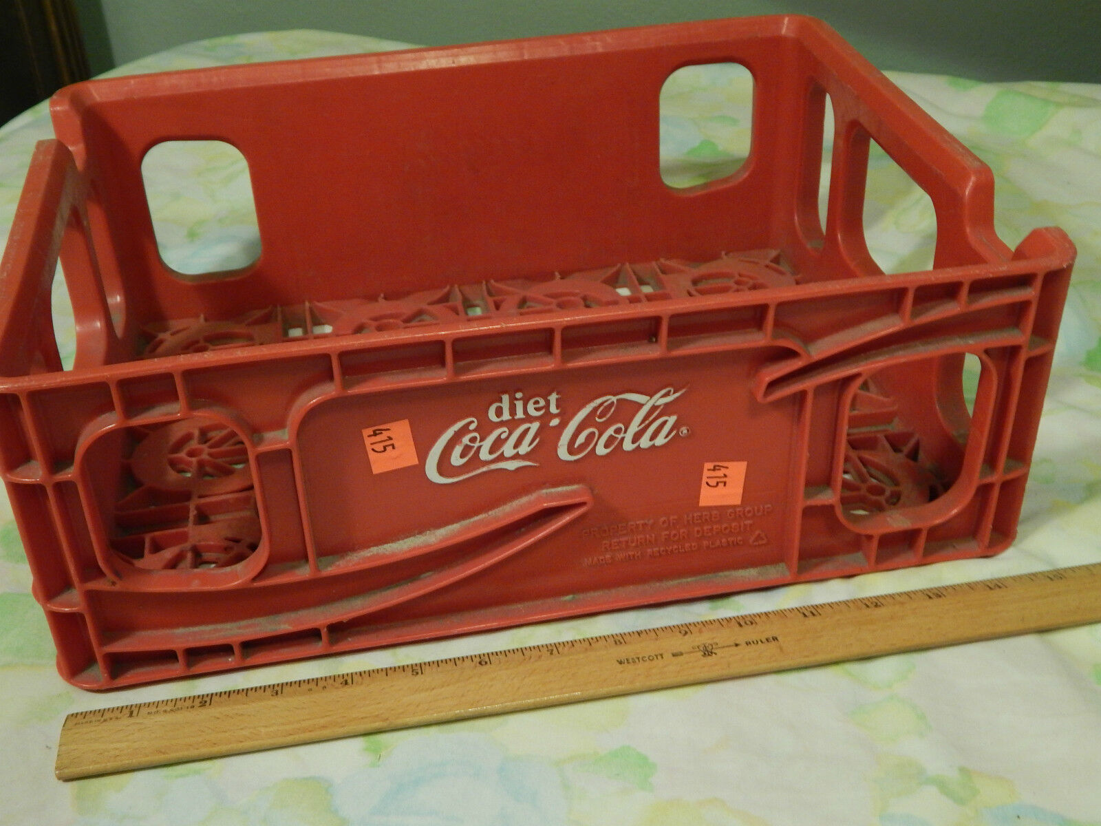 (Vtg) Diet Coca-Cola *Husky* ~CRATE~CASE~CARRIER~ Ltd. Model \