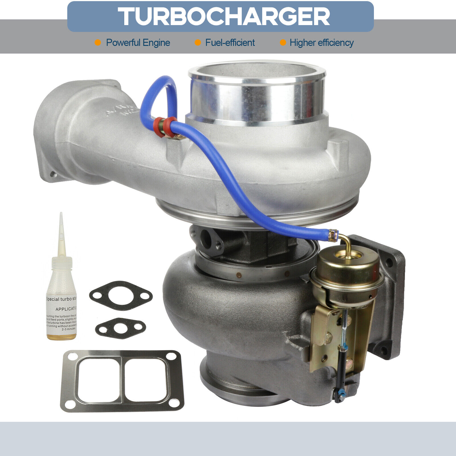 Turbocharger for Caterpillar CAT 3406E/C15 550HP Bigger A/R 0R7285 0R7275 0R7203