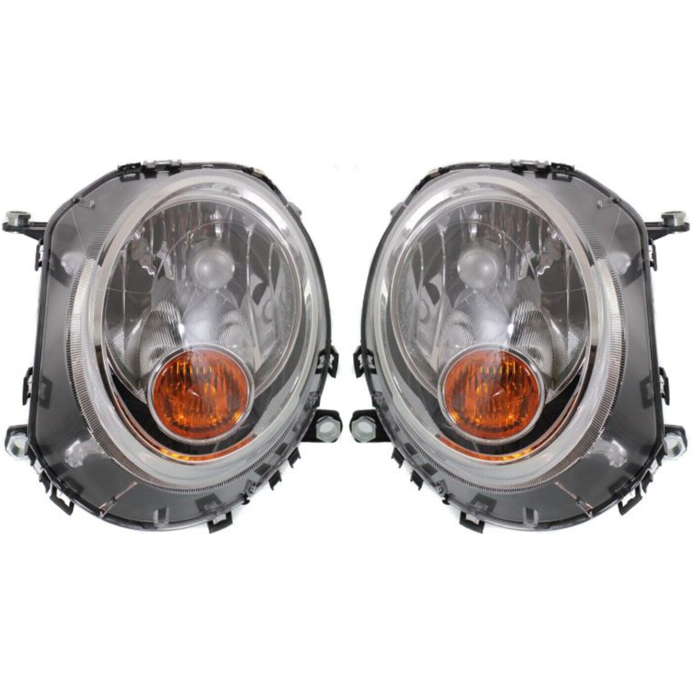 Headlight Set For 2007-2015 Mini Cooper Driver and Passenger Side
