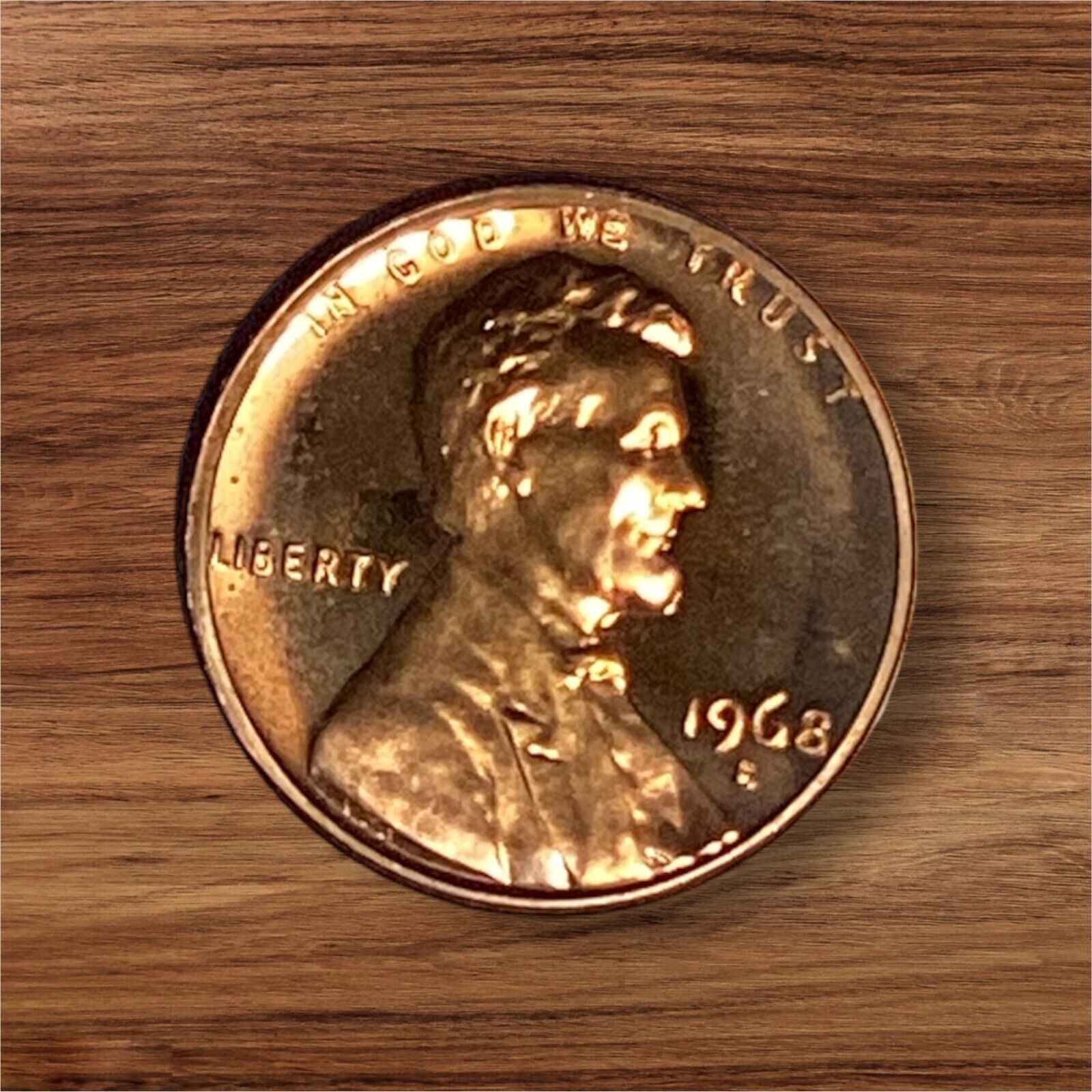 1968-S Lincoln Gem Brilliant Uncirculated Deep Cameo Proof Memorial Cent