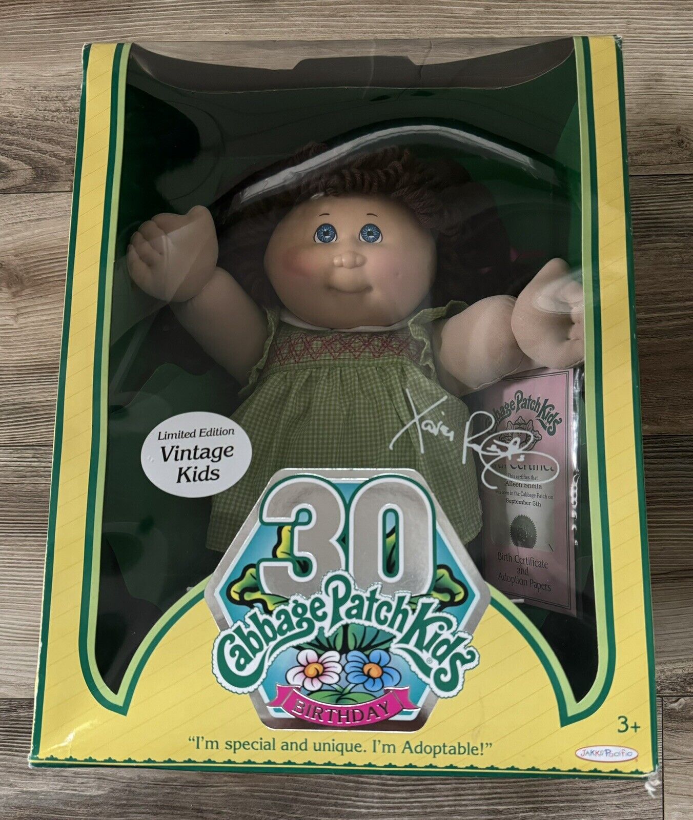 Cabbage Patch Kids 30 Anniversary Limited Edition Vintage Kids Brown Hair - NEW