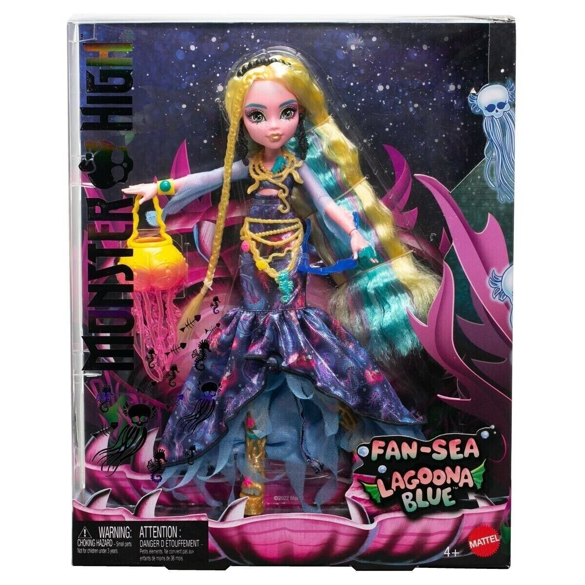 Monster High Fan-Sea Lagoona Blue Doll Mattel Entertainment Earth Exclusive New