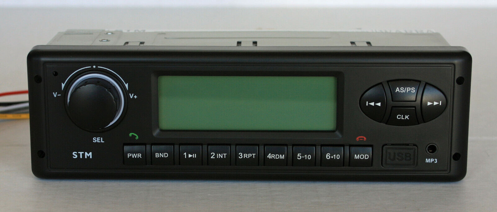 24 volt radio for Komatsu Dozer D61-D65  AM/FM/WB/USB/Aux/ Bluetooth
