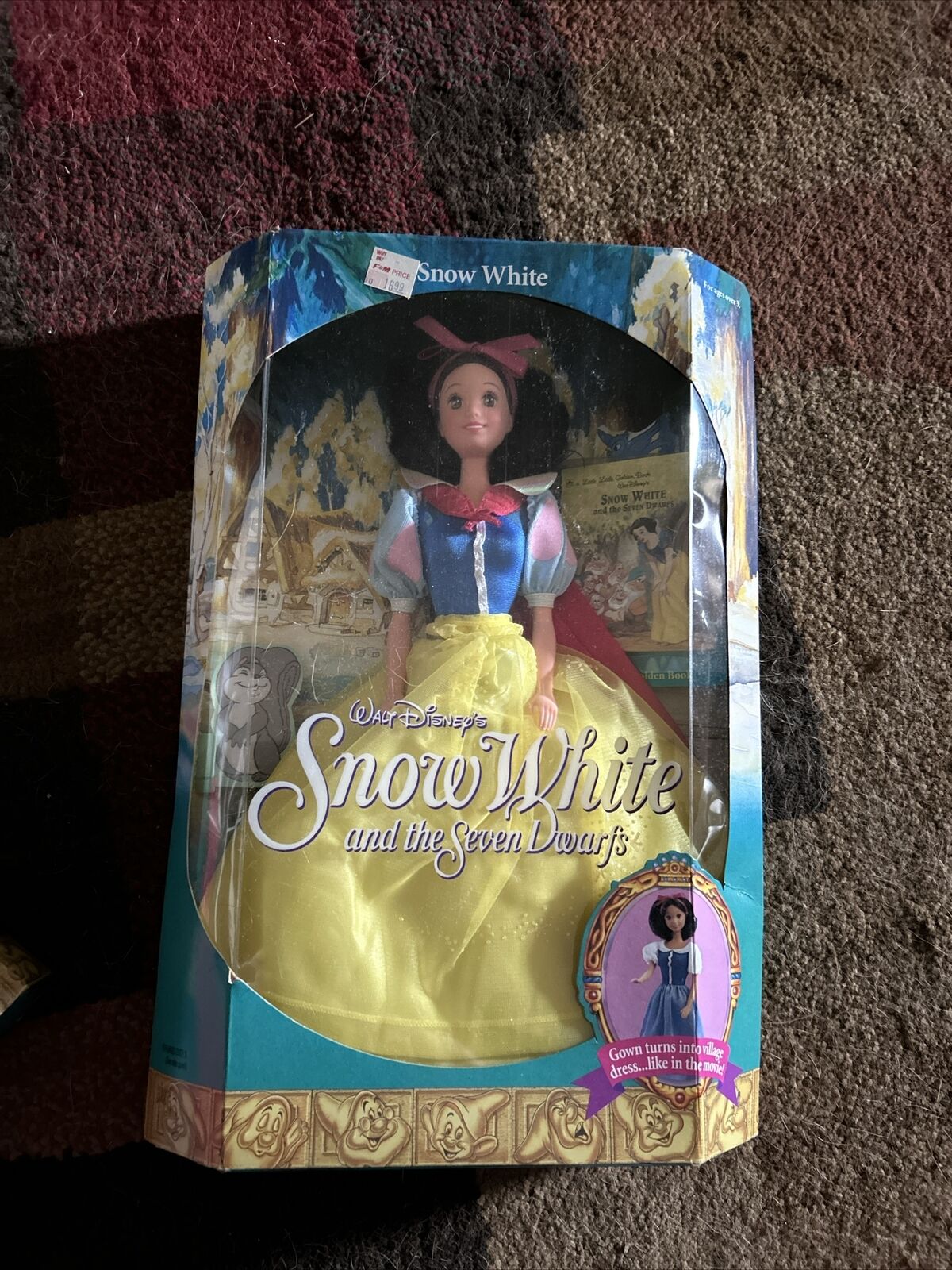 1992 Mattel, Disney\'s Snow White and the Seven Dwarfs, Snow White, NIB