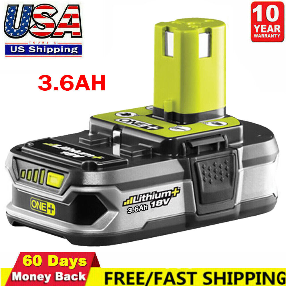 2PACK For RYOBI P108 18V One+Plus High Capacity Battery 18 Volt Lithium-Ion 12Ah