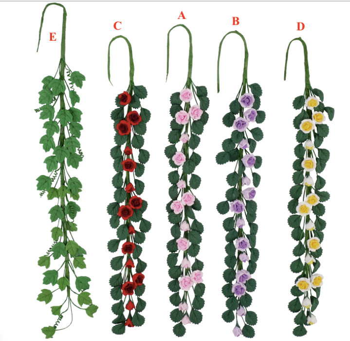 AirAds Dollhouse 1:12 roses flowers vine garlands, 5 options, price for each