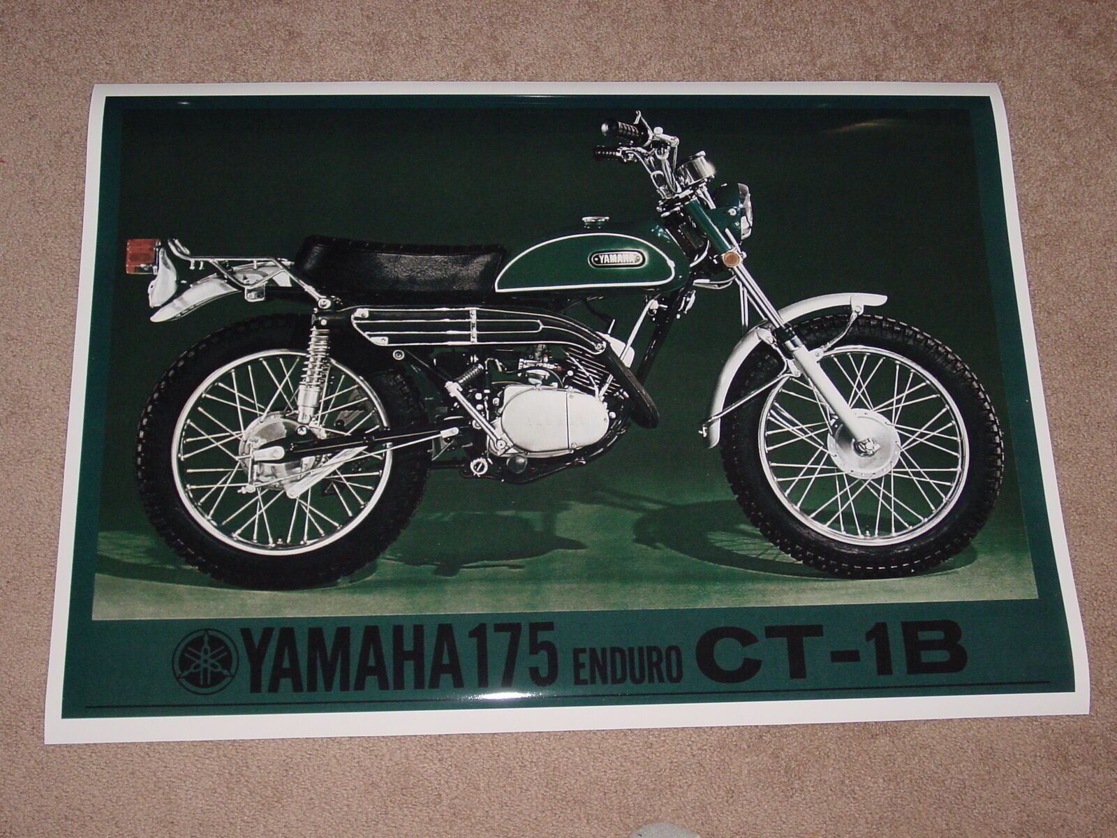 1970 YAMAHA CT1 CT1-B VINTAGE MOTORCYCLE AD POSTER PRINT 25x36 9MIL PAPER