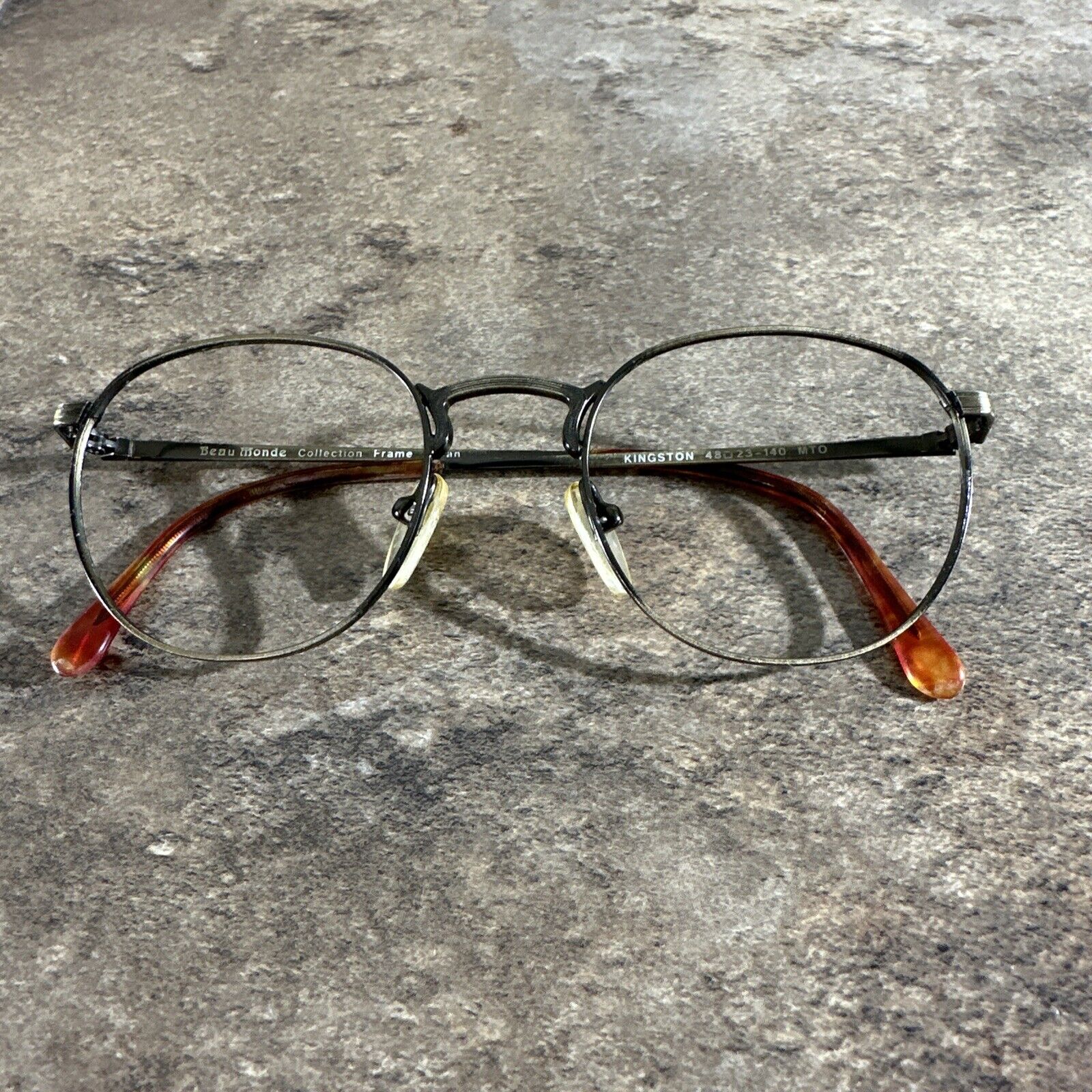 Vintage Beau Monde Collection Kingston Eyeglasses Frames 48-23-140 Japan