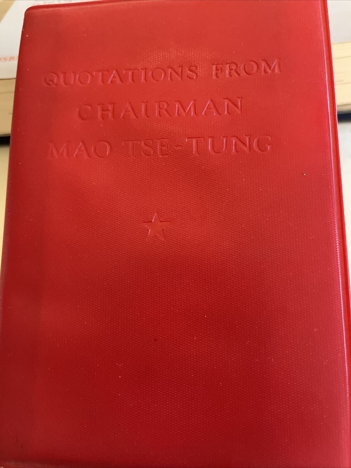 Quotations From Chairman Mao Tse-Tung 1966 First Edition VGC With Dust Jacket