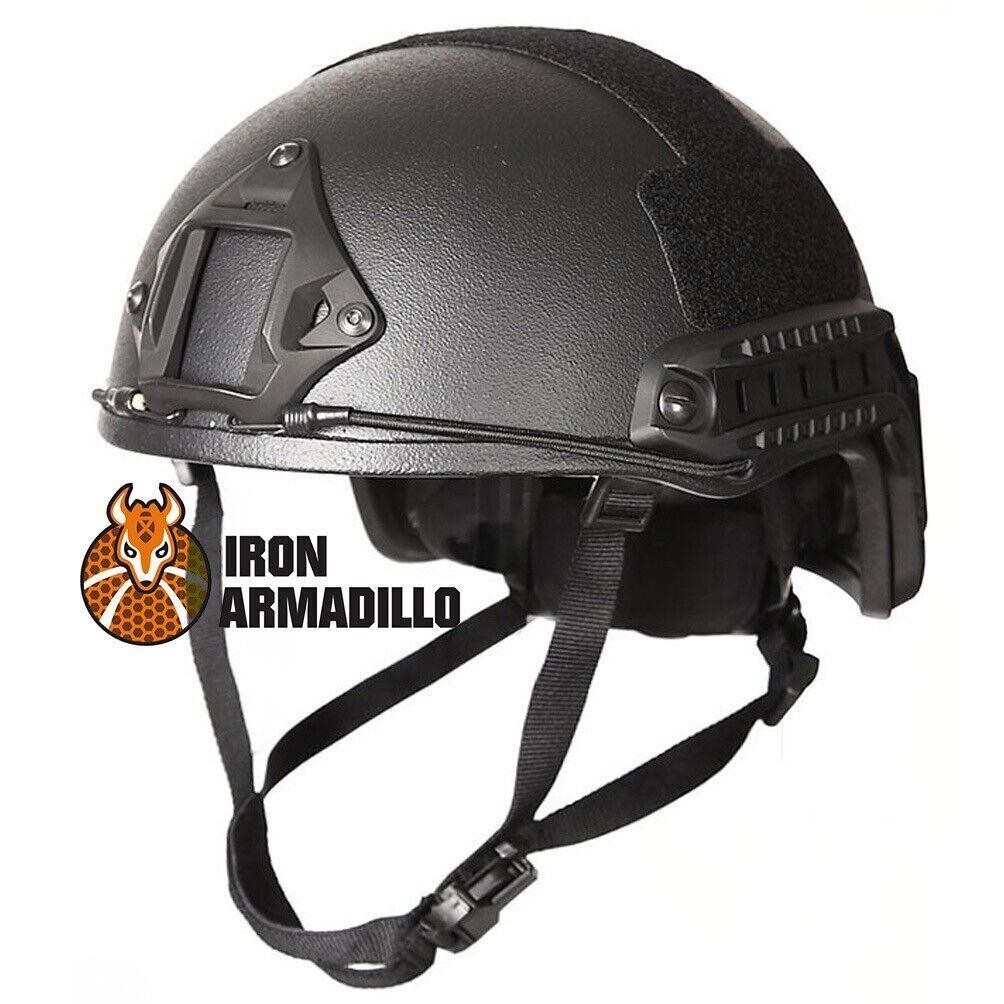 IRON ARMADILLO FRHC Fast Style Level IIIA 3A Tactical Ballistic Helmet Size: M/L