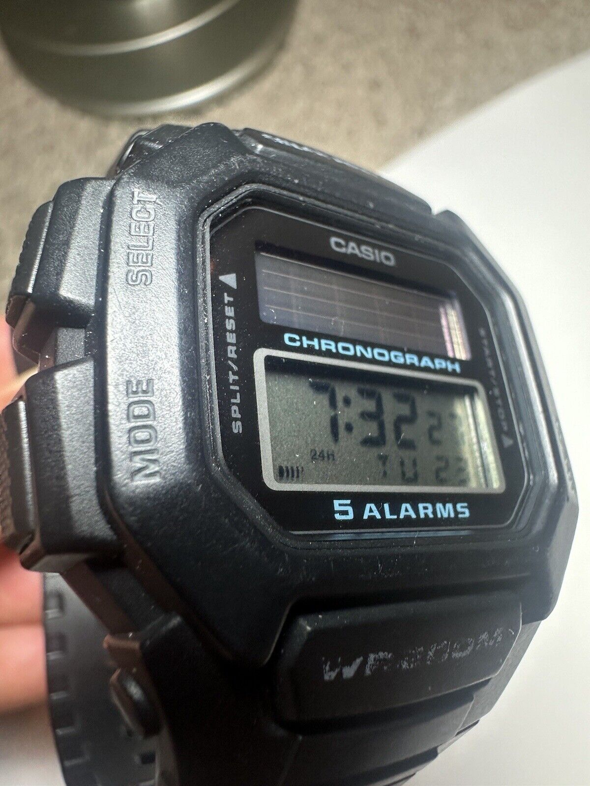 Casio Rare Vintage Batteryless Solar Lcd Digital Watch