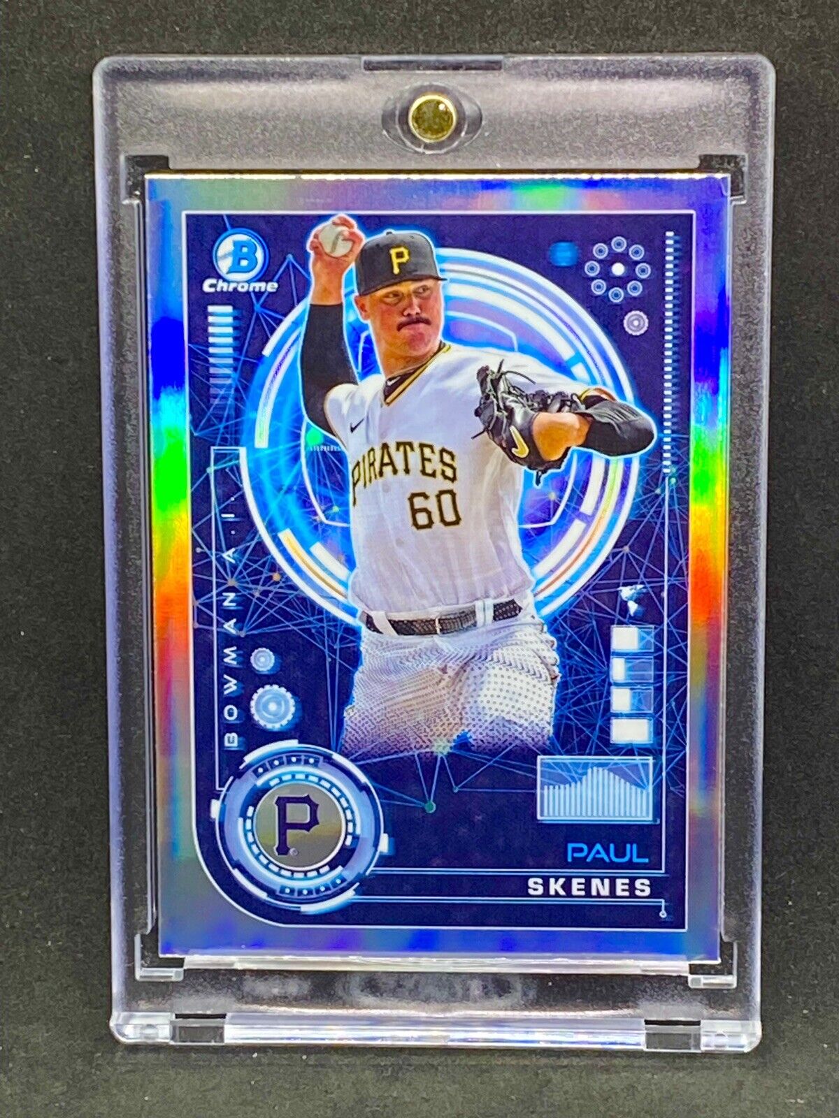 Paul Skenes RARE ROOKIE RC REFRACTOR BOWMAN CHROME INVESTMENT CARD PIRATES ROY