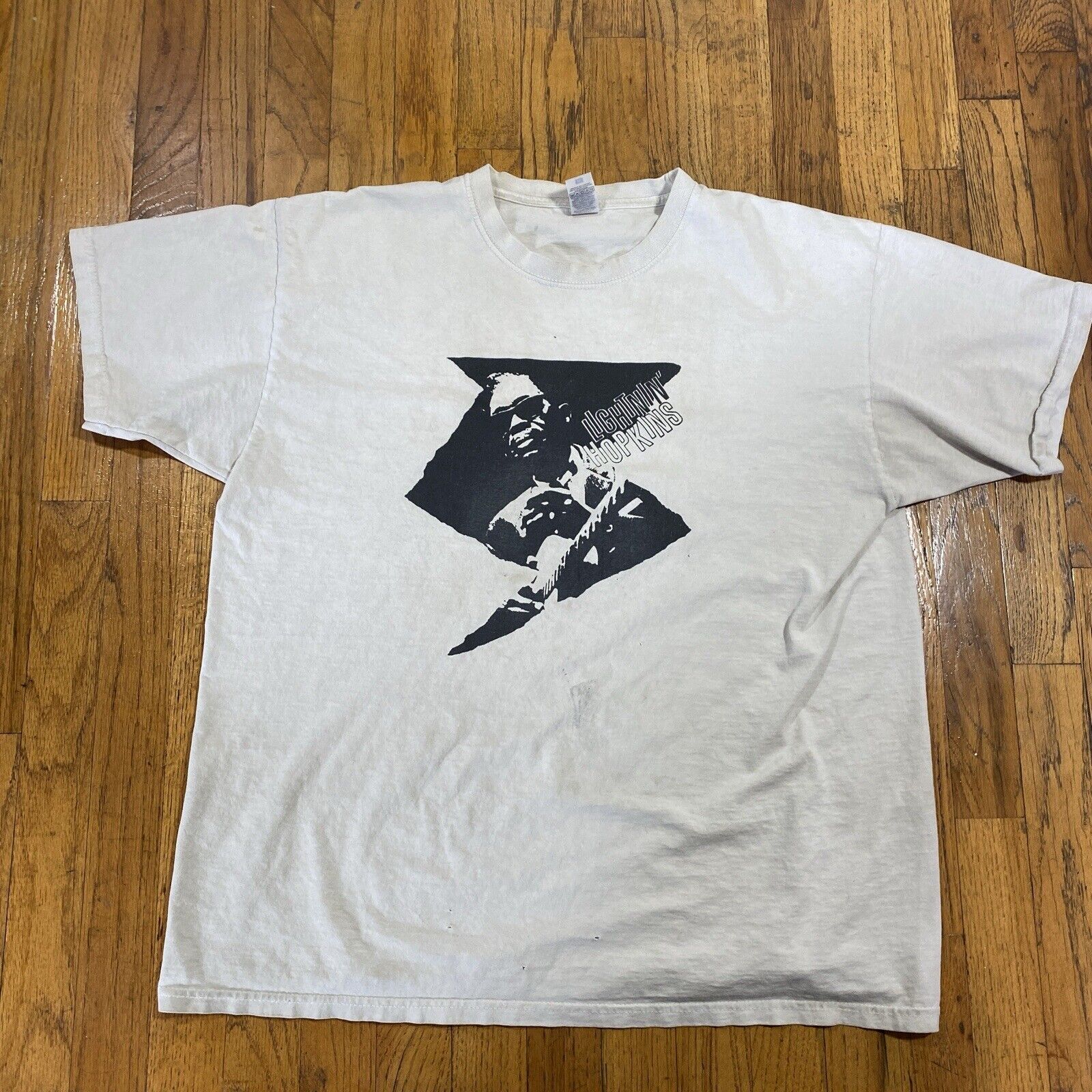 Vintage Lightnin Hopkins Shirt XL 90s Delta Blues Rare