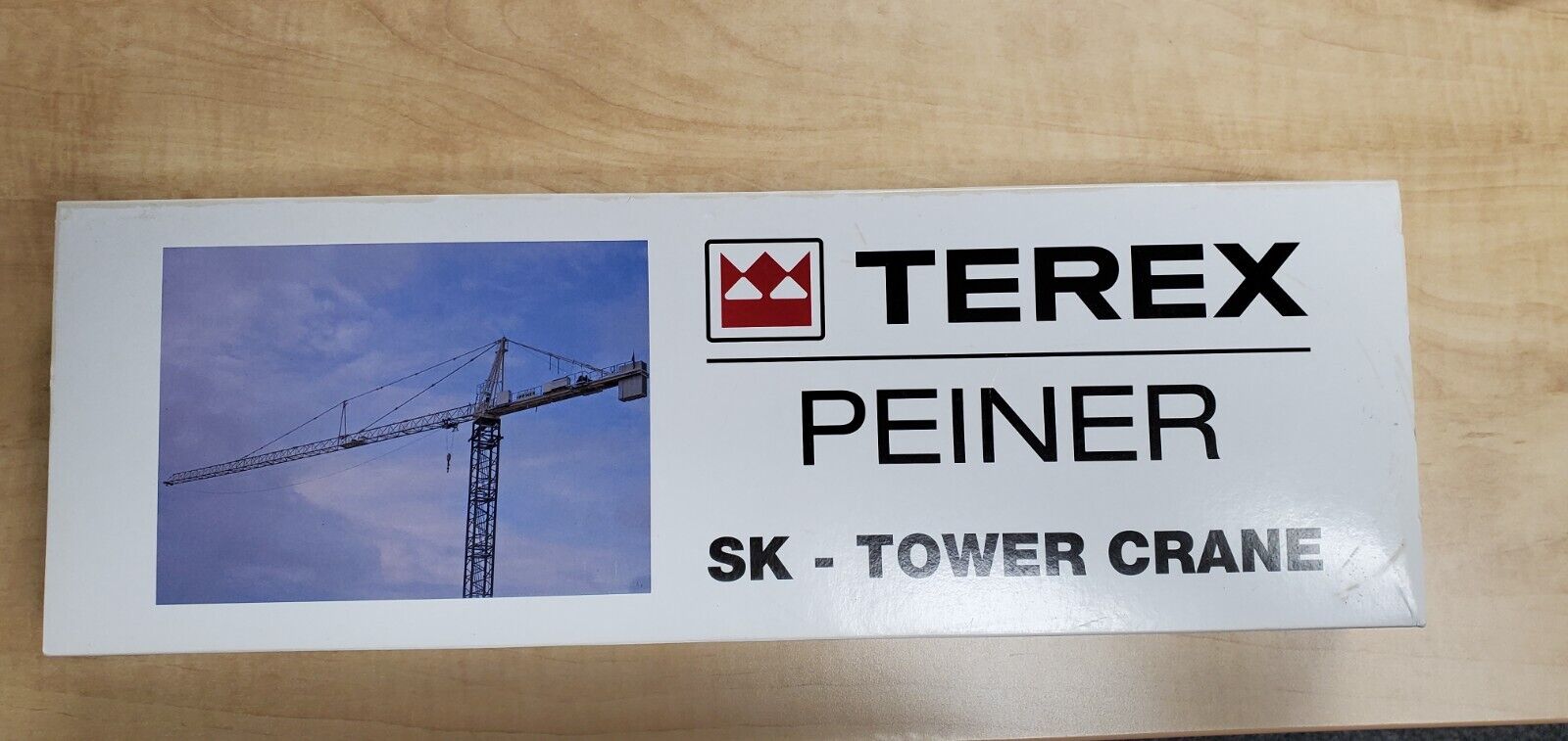 Terex SK tower crane New Conrad 2010/06 1:87 scale