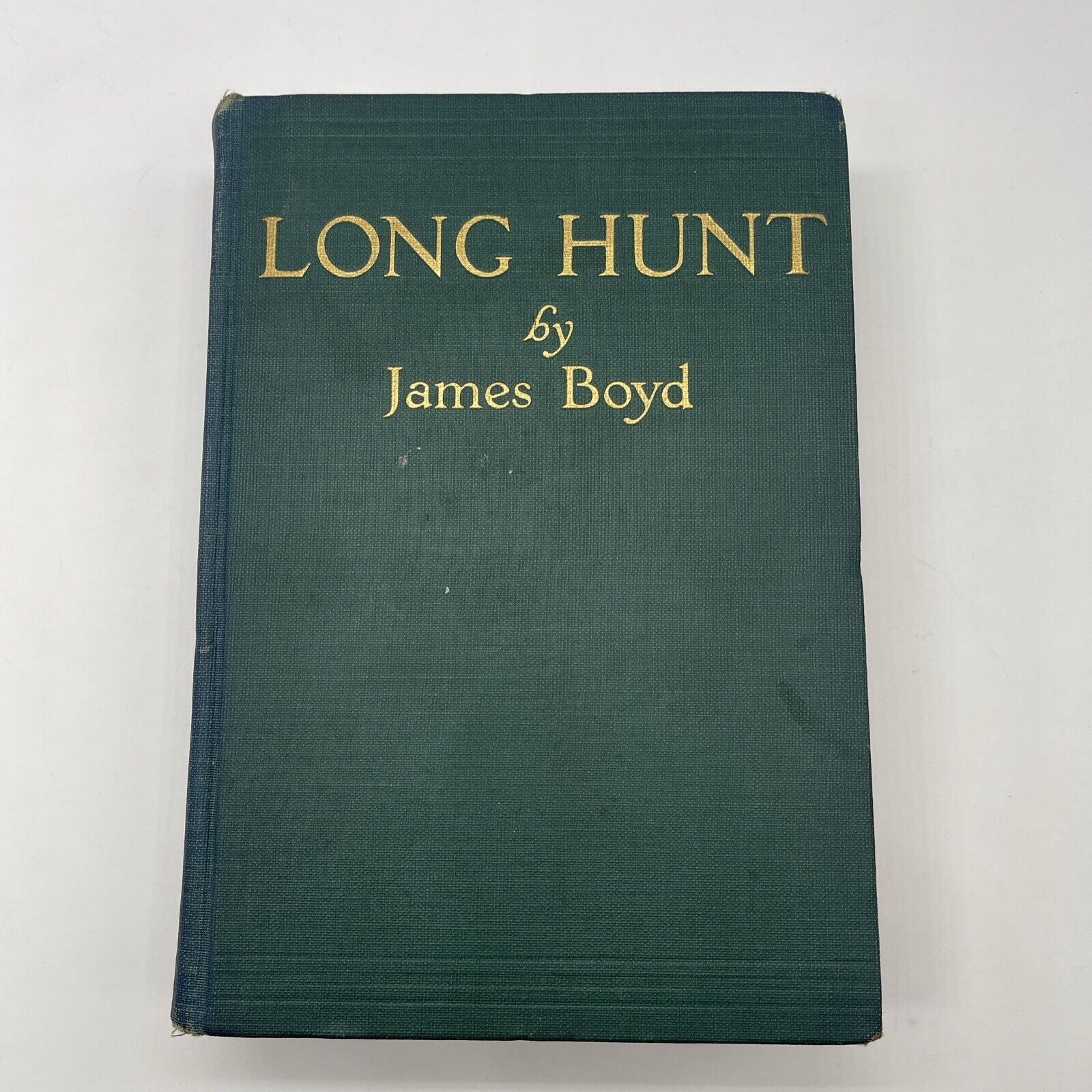 1930 Long Hunt By James Boyd HC Book, 1st edition