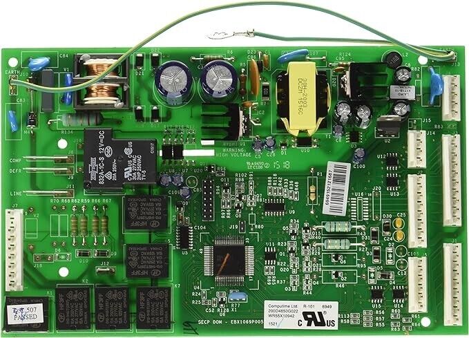 OEM General Electric WR55X10942 Refrigerator Main Control Board Assembly