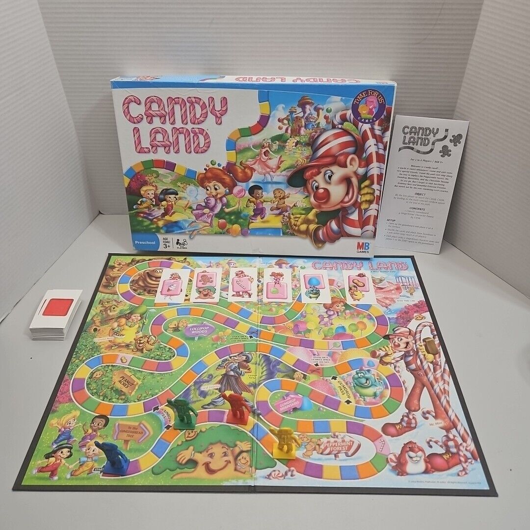 Vintage Candy Land Board Game 2004 Milton Bradley Complete