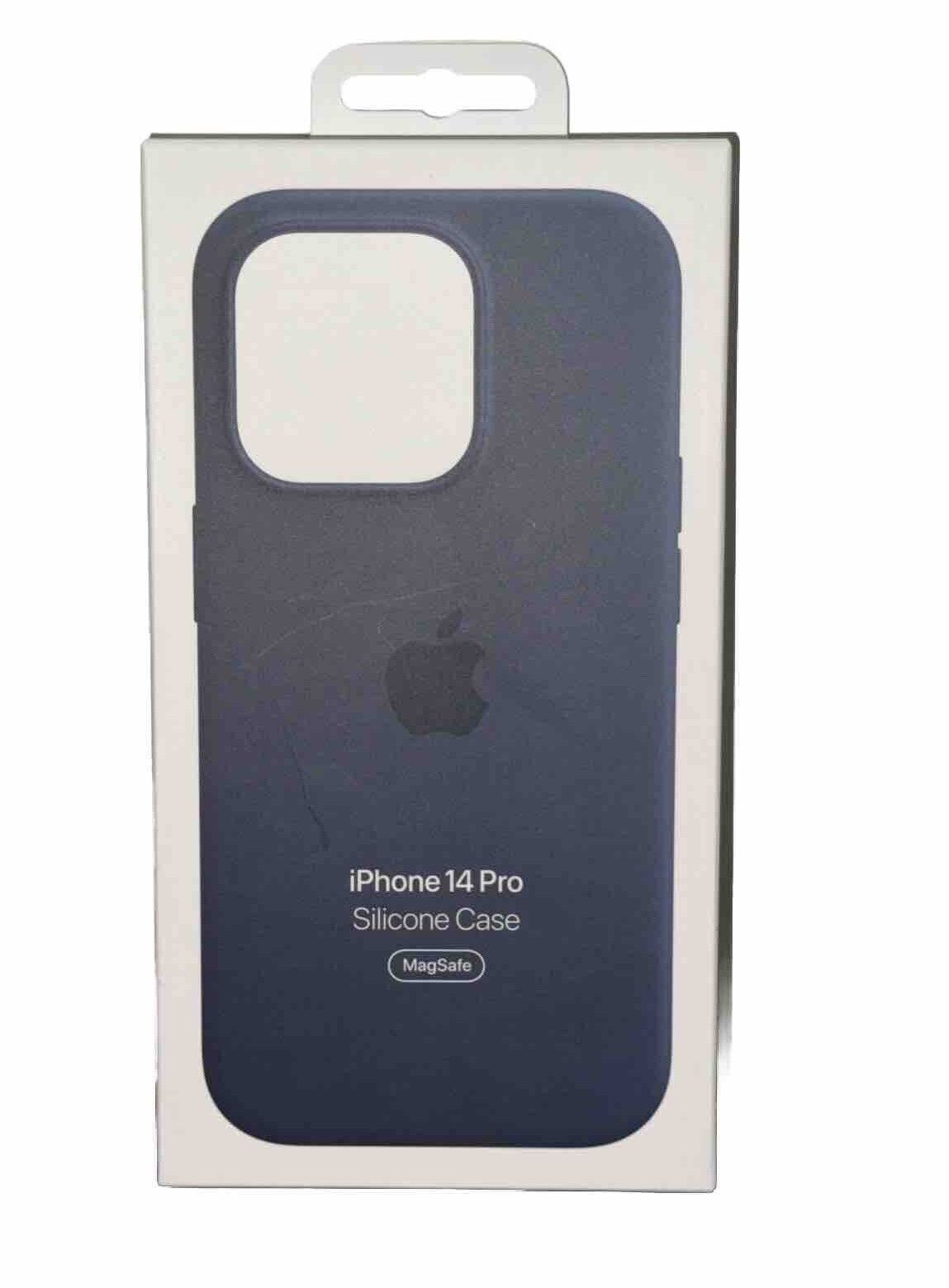 Brand New Sealed Genuine Apple Iphone 14 Pro Silicone Case Storm Blue MPTF3ZM/A