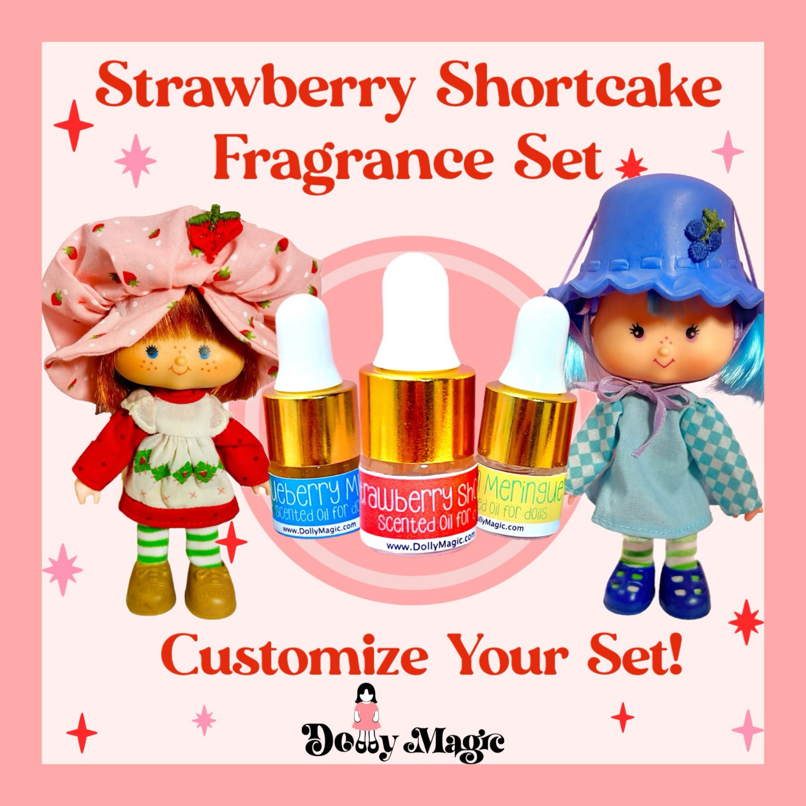 DIY Doll Scent Fragrance Kit for Vintage Strawberry Shortcake Dolls