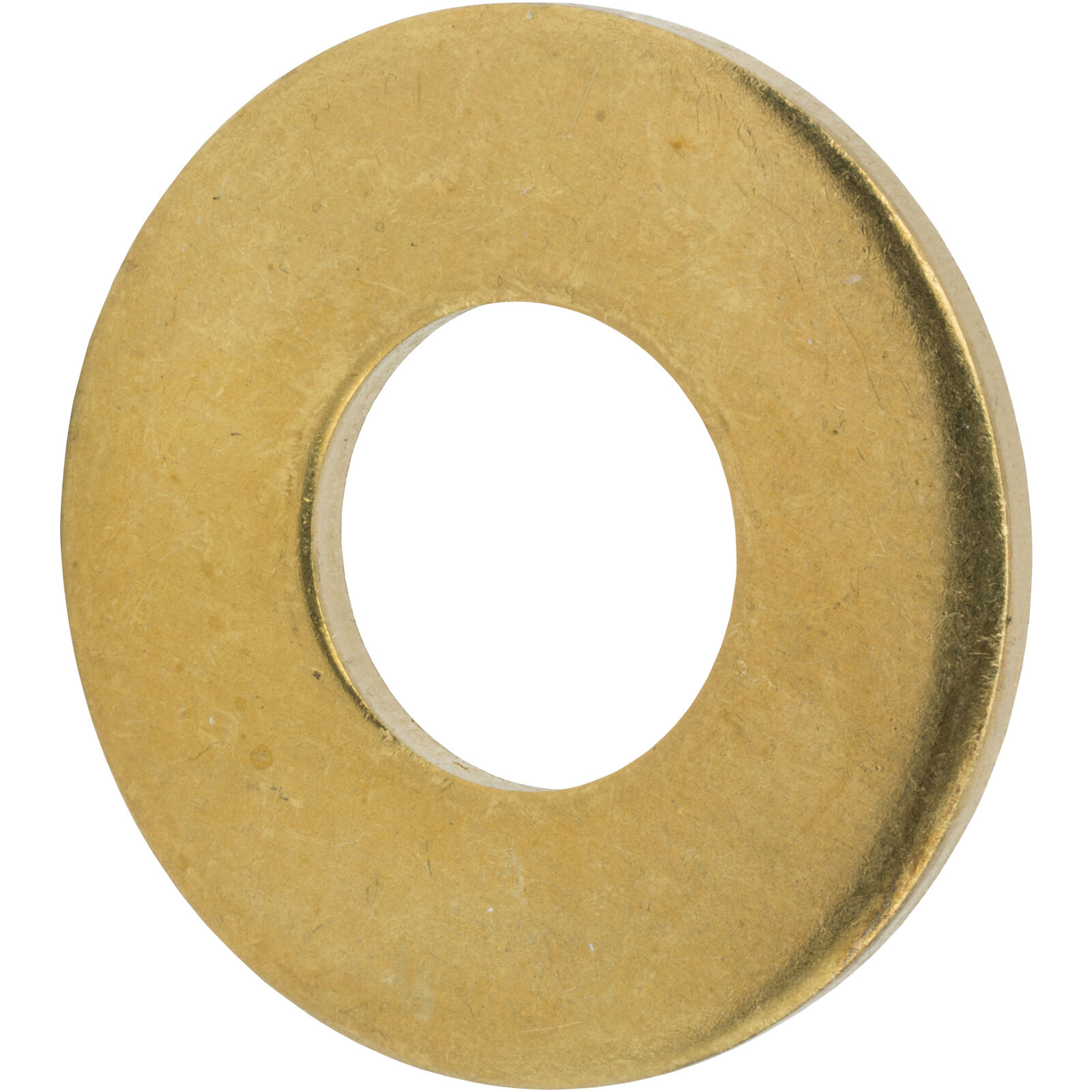 #10 Flat Washers, Solid Brass, Commercial Standard, Quantity 250